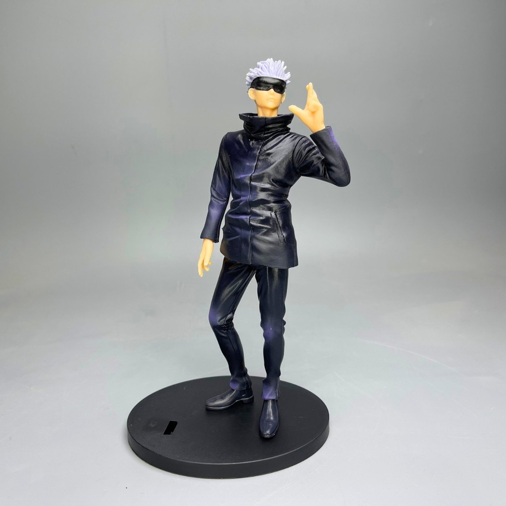 Mô Hình Gojo Satoru bịt mắt - Cao 21cm - nặng 140Gram - No Box : bọc túi OPP - Figure anime Jujutsu Kaisen