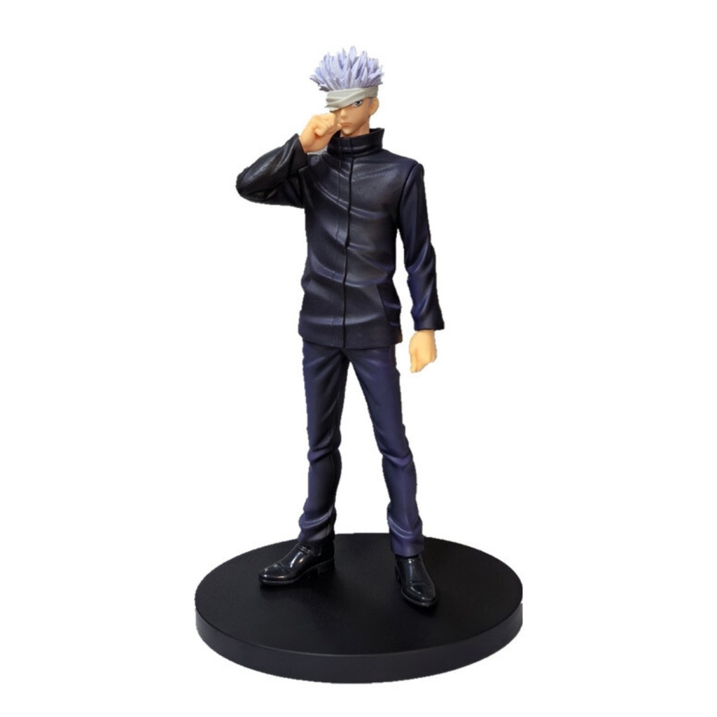 Mô Hình Gojo Satoru quấn khăn trắng - Cao 19cm - nặng 140Gram - nobox : bọc túi OPP - Figure anime Jujutsu Kaisen - (VAT MH001) - K59-T1-S8