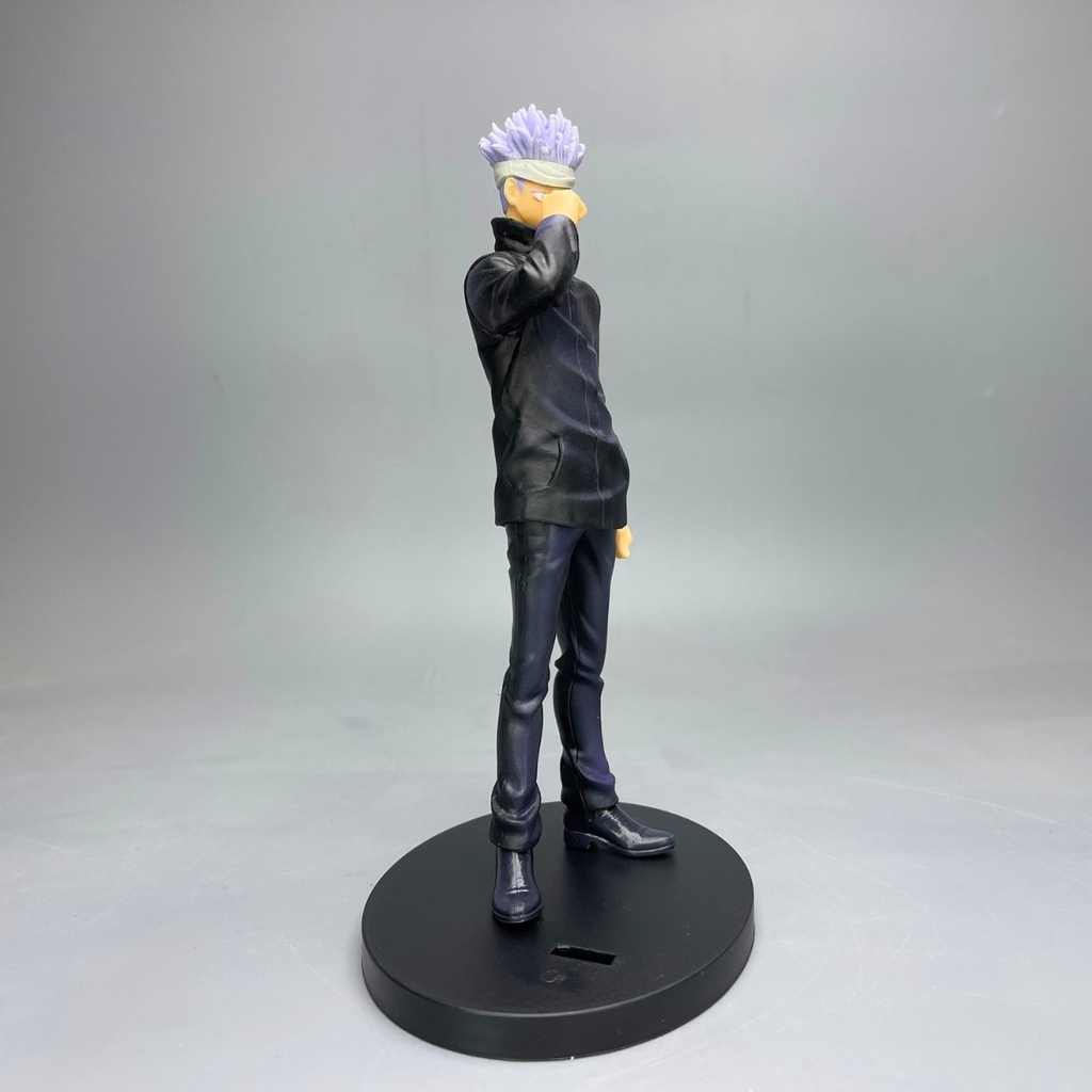 Mô Hình Gojo Satoru quấn khăn trắng - Cao 19cm - nặng 140Gram - Box màu : bọc túi OPP - Figure anime Jujutsu Kaisen