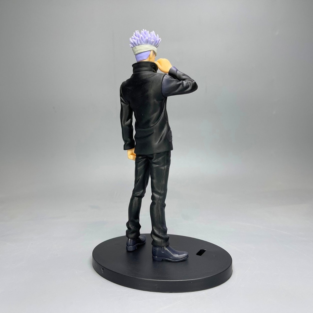 Mô Hình Gojo Satoru quấn khăn trắng - Cao 19cm - nặng 140Gram - Box màu : bọc túi OPP - Figure anime Jujutsu Kaisen