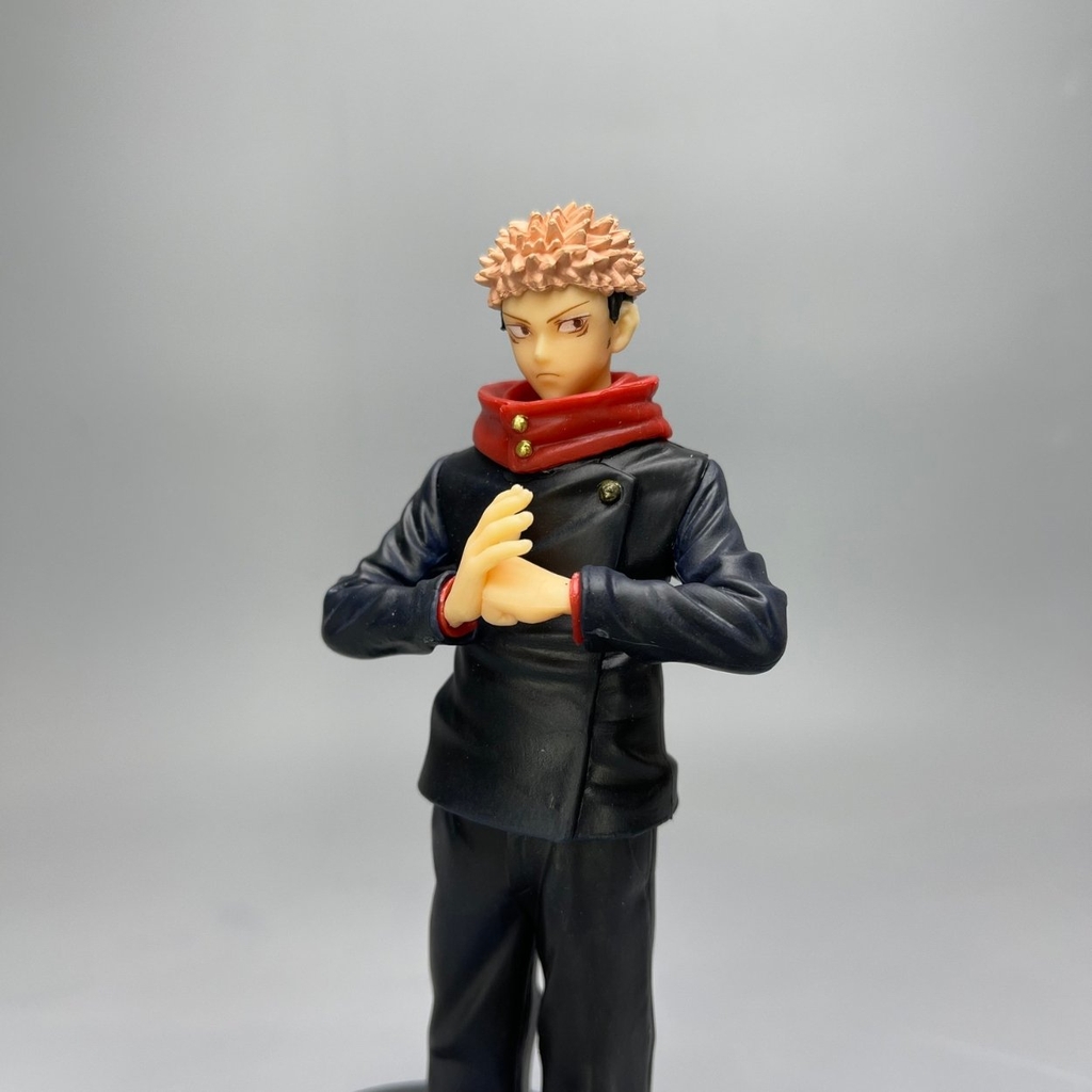 Mô Hình Itadori Yuji dáng đứng - Cao 17cm - nặng 110gram - Box màu : bọc túi OPP - Figure anime Jujutsu Kaisen