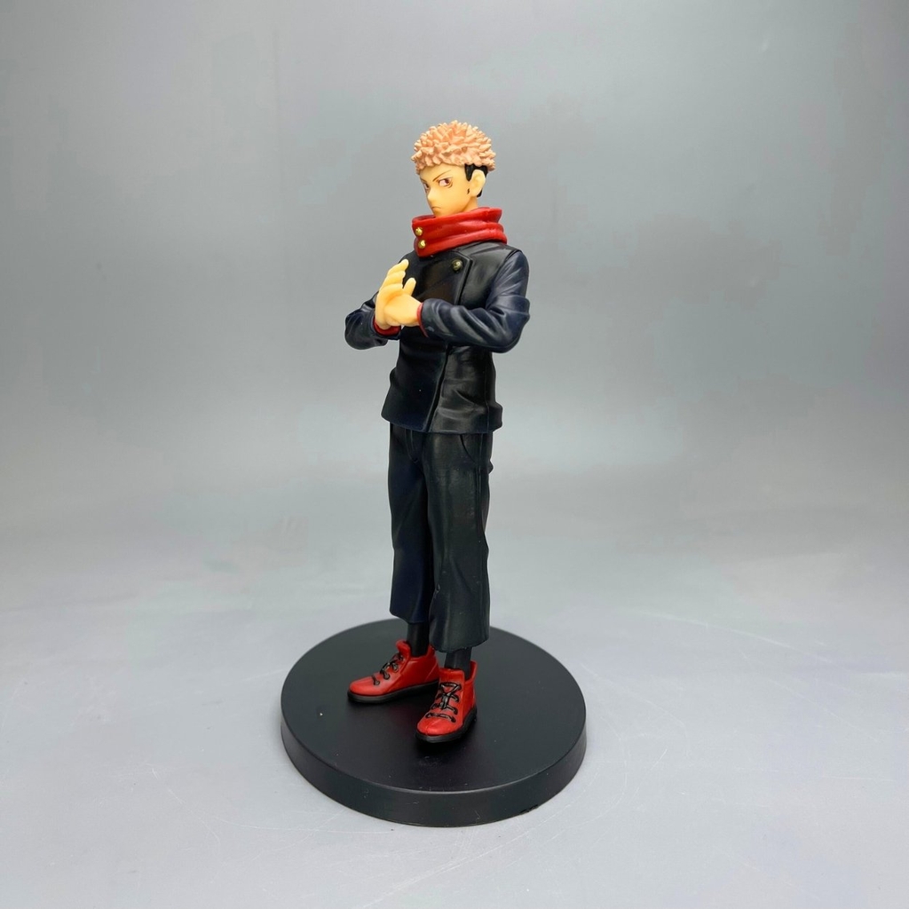 Mô Hình Itadori Yuji dáng đứng - Cao 17cm - nặng 110gram - Box màu : bọc túi OPP - Figure anime Jujutsu Kaisen