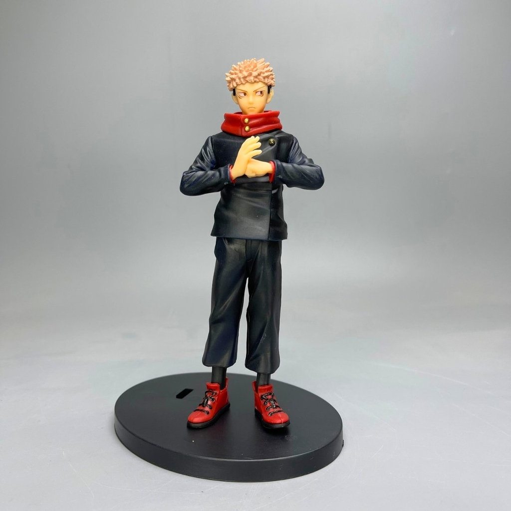 Mô Hình Itadori Yuji dáng đứng - Cao 17cm - nặng 110gram - Box màu : bọc túi OPP - Figure anime Jujutsu Kaisen