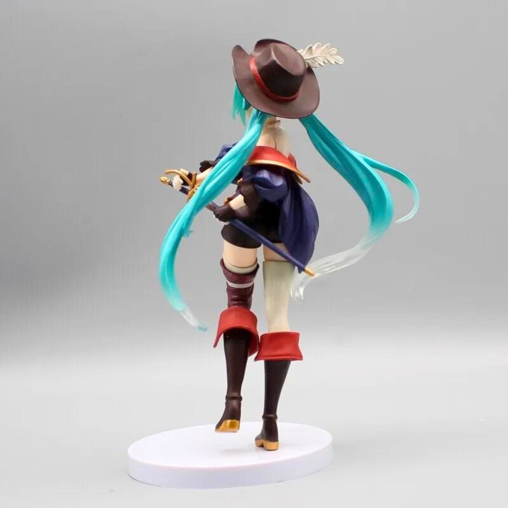 Mô Hình Hatsune Miku cầm kiếm - Cao 19cm - nặng 170Gram - Figure Miku - Có Hộp màu