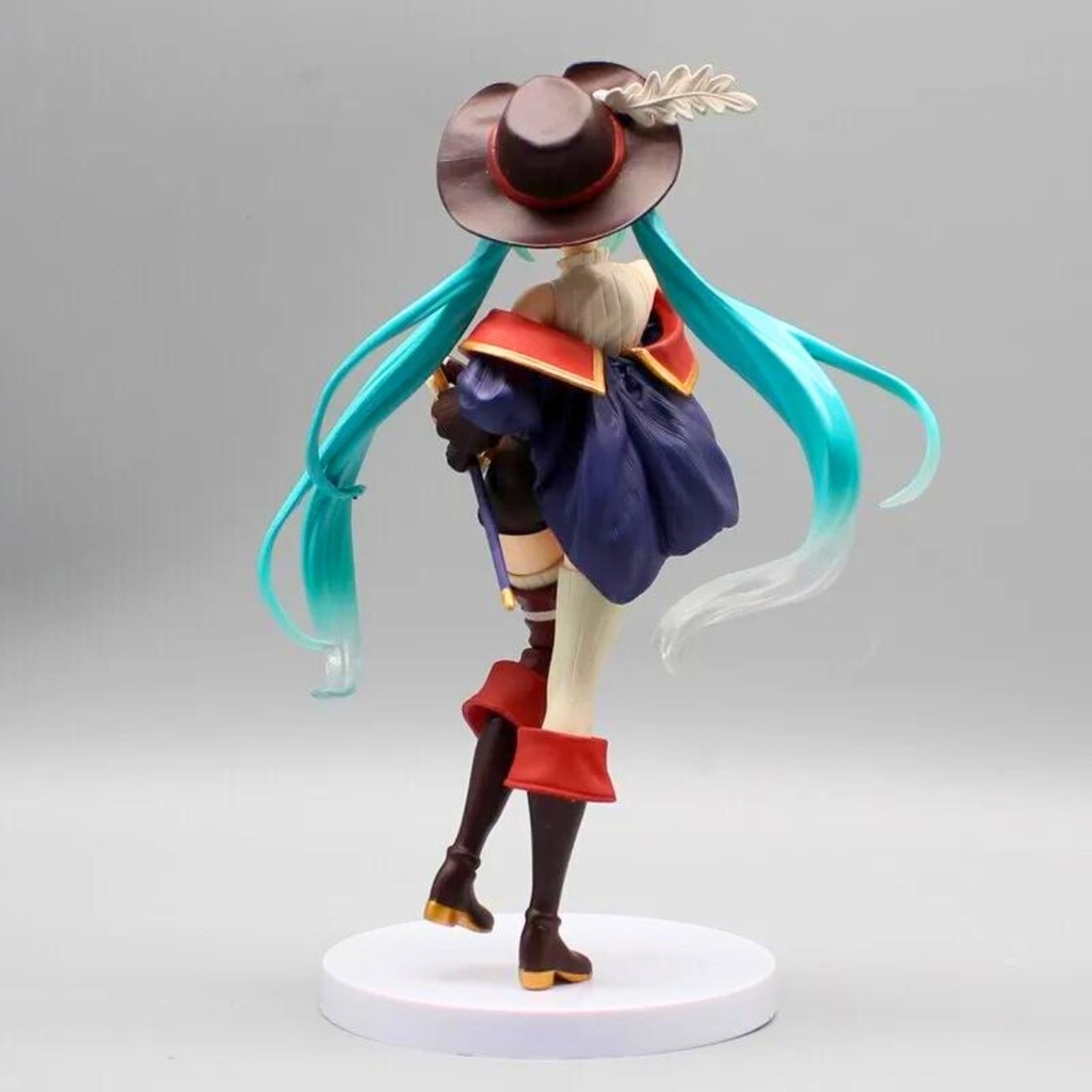 Mô Hình Hatsune Miku cầm kiếm - Cao 19cm - nặng 170Gram - Figure Miku - Có Hộp màu