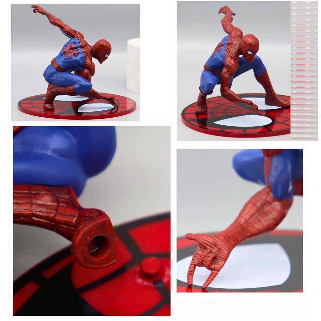Mô Hình Avenger Người nhện Spider Man - Cao 10cm - Rộng 13cm - Nặng 250gram - Figure Avenger - No Box : Bọc túi OPP - N1-K28-T1-S3