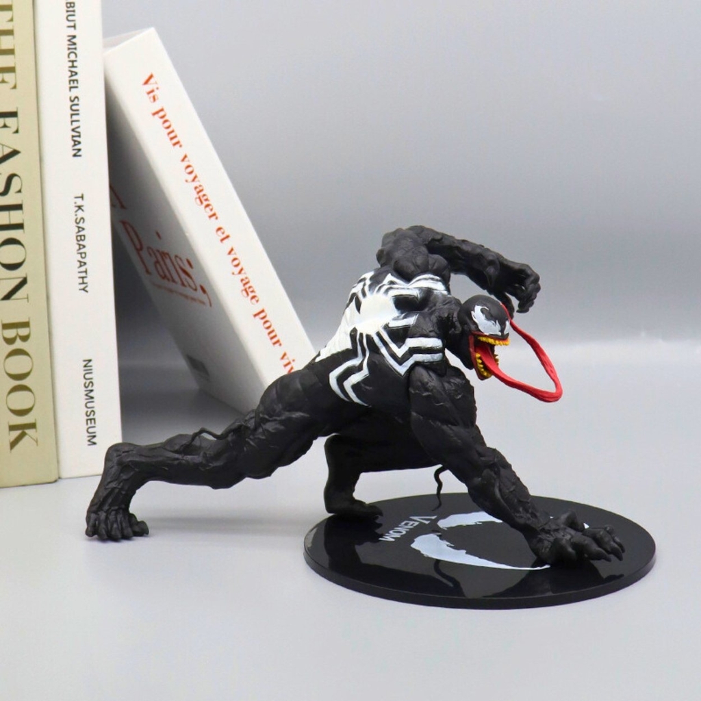 Mô Hình SpiderMan Venom chiến đấu - Cao 13cm - Rộng 15cm - Nặng 260gram - Figure SpiderMan - No Box