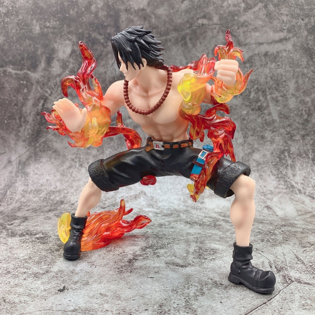 Mô Hình One Piece ACE hỏa quyền chiến đấu - Cao 17cm - ngang 17cm - nặng 270gram - Figure OnePiece - No Box