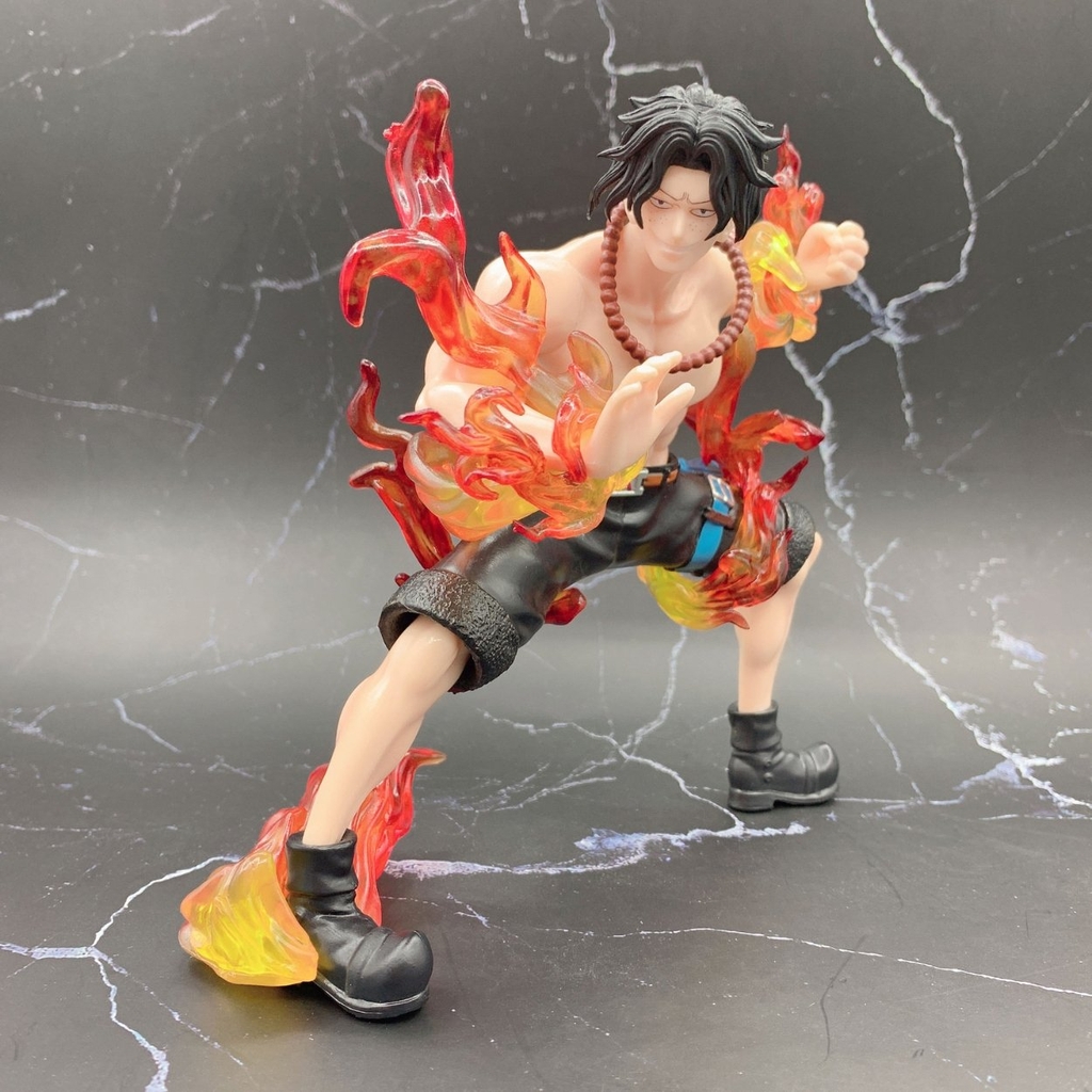 Mô Hình One Piece ACE hỏa quyền chiến đấu - Cao 17cm - ngang 17cm - nặng 270gram - Figure OnePiece - No Box - N1-K54-T2-S1