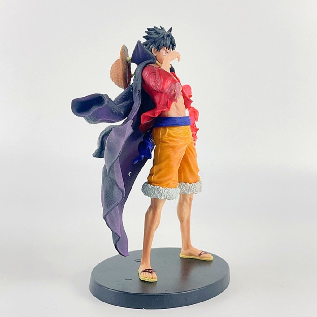 Mô hình One Piece Luffy Haki hoa anh đào - Cao 17cm - nặng 150gram - Figure One Piece - Có Box màu