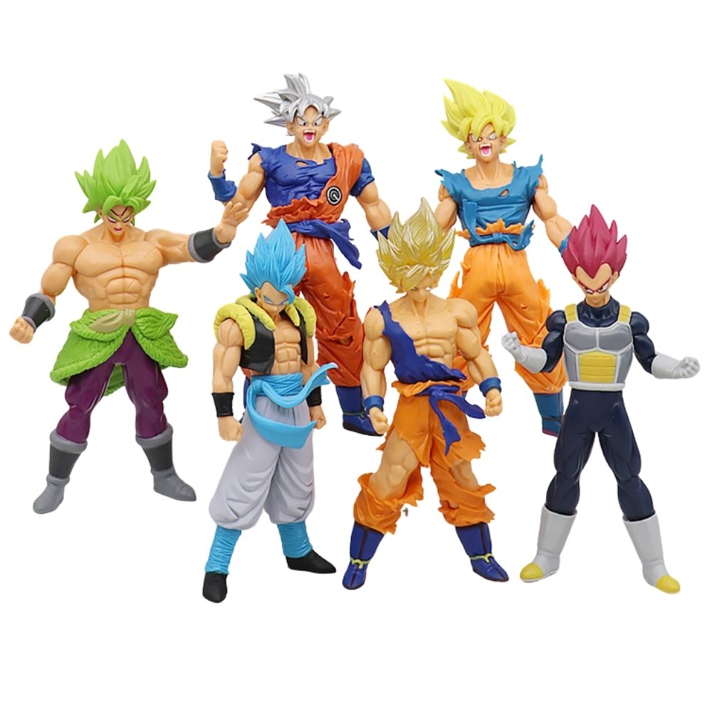 Mô hình DragonBall combo 6 mẫu dragonball bản C cao 17cm - Bản Bộ  - Dragon Ball - No Box G-K-B-C-D-A