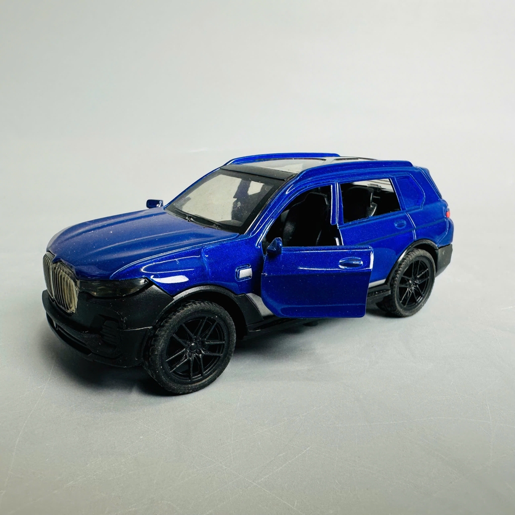 Mô Hình xe bmw xanh tỉ lệ 1:43 Hợp kim có thể mở cửa - bánh sau chạy cót - Dài 10cm - cao 3cm - nặng 200gram - Figure Oto - FULL BOX : box màu - SKU : oto361