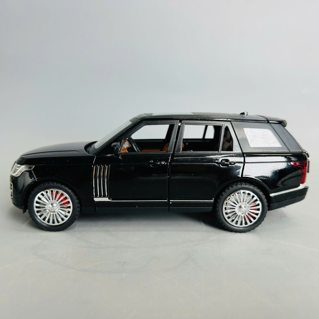 Mô Hình xe range rover đen tỉ lệ 1:24 Hợp kim có thể mở cửa - bánh sau chạy cót - Dài 20cm - cao 8cm - nặng 800gram - Figure Oto - FULL BOX : box màu - SKU : oto383 n3-k12-t5-s2