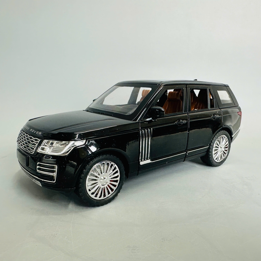 Mô Hình xe range rover đen tỉ lệ 1:24 Hợp kim có thể mở cửa - bánh sau chạy cót - Dài 20cm - cao 8cm - nặng 800gram - Figure Oto - FULL BOX : box màu - SKU : oto383 n3-k12-t5-s2