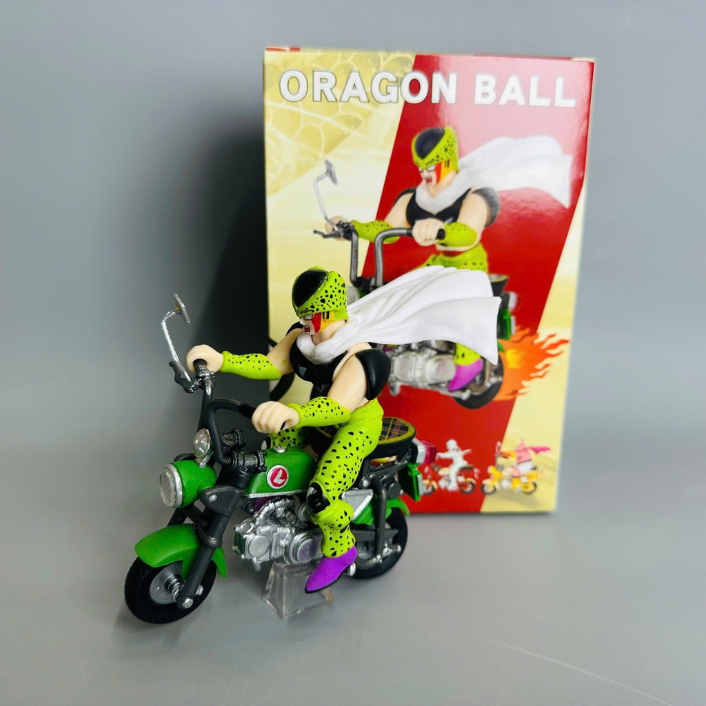 Mô Hình DragonBall sên bọ hung lái xe máy cao 12cm nặng 300g , Figure DragonBall - Hộp Màu - N1-K7-T2-S1