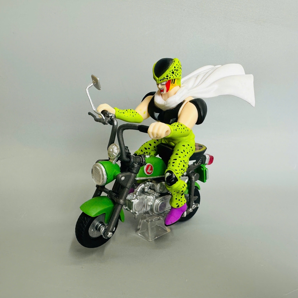 Mô Hình DragonBall sên bọ hung lái xe máy cao 12cm nặng 300g , Figure DragonBall - Hộp Màu - N1-K7-T2-S1