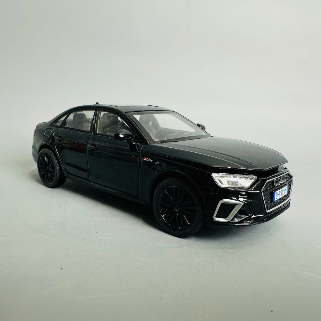 Mô Hình xe audi đen tỉ lệ 1:32 Hợp kim có thể mở cửa - bánh sau chạy cót - Dài 15cm - cao 4.5cm - nặng 600gram - Figure Oto - FULL BOX : box màu - SKU : oto392 - n3-k7-t1-s4