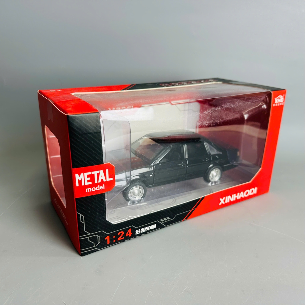 Mô Hình xe Volkwagen Satana đen tỉ lệ 1:24 Hợp kim có thể mở cửa - bánh sau chạy cót - Dài 19cm - cao 5.5cm - nặng 600gram - Figure Oto - FULL BOX : box màu - SKU : oto395 n3-k7-t2-s2