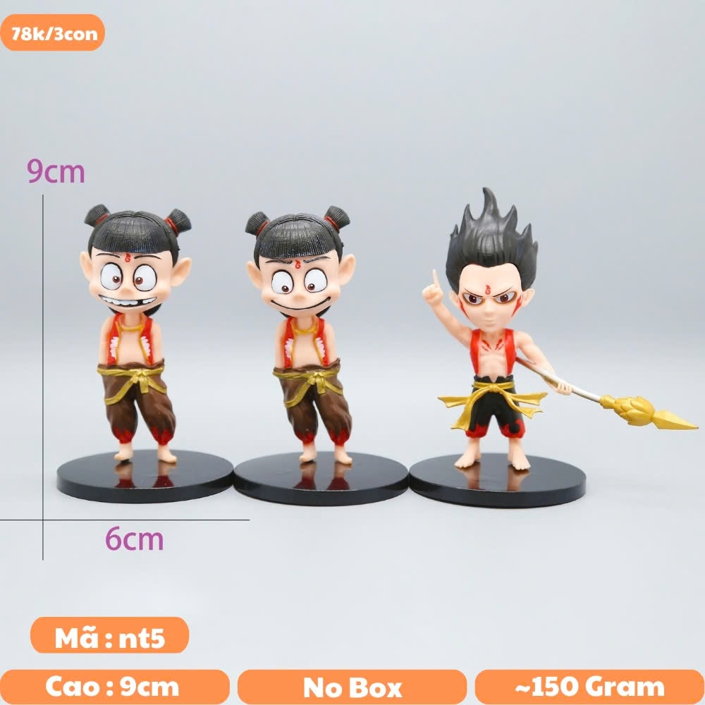 Mô Hình Sét 3 Natra dáng đứng - Cao : 9-9.5cm - Nặng : 150gram - Figure Natra - Bọc Túi - No Box - N1-K26-T1-S1