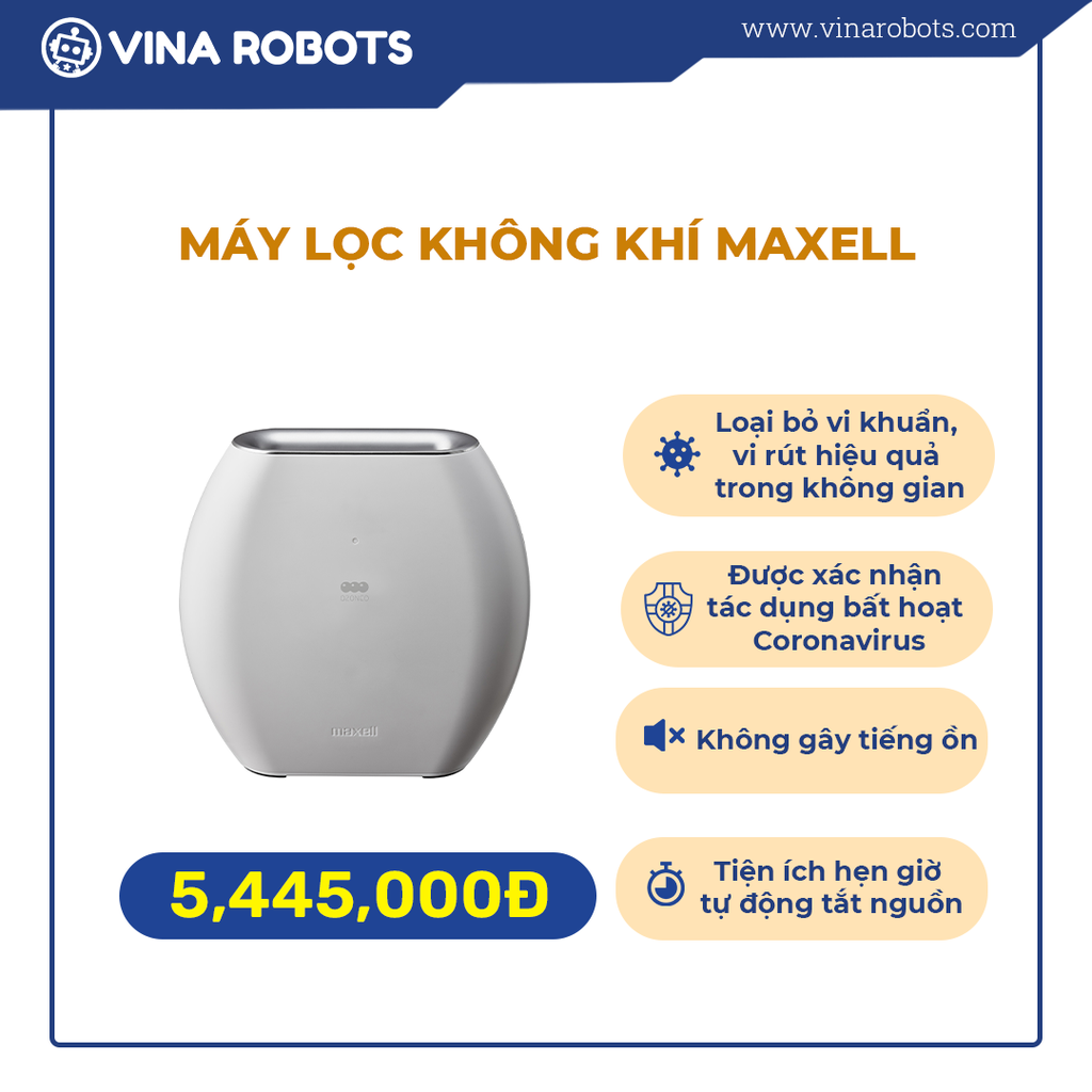 MÁY LỌC KHÔNG KHÍ DIỆT KHUẨN MAXELL OZONE AERO MXAP- AE270