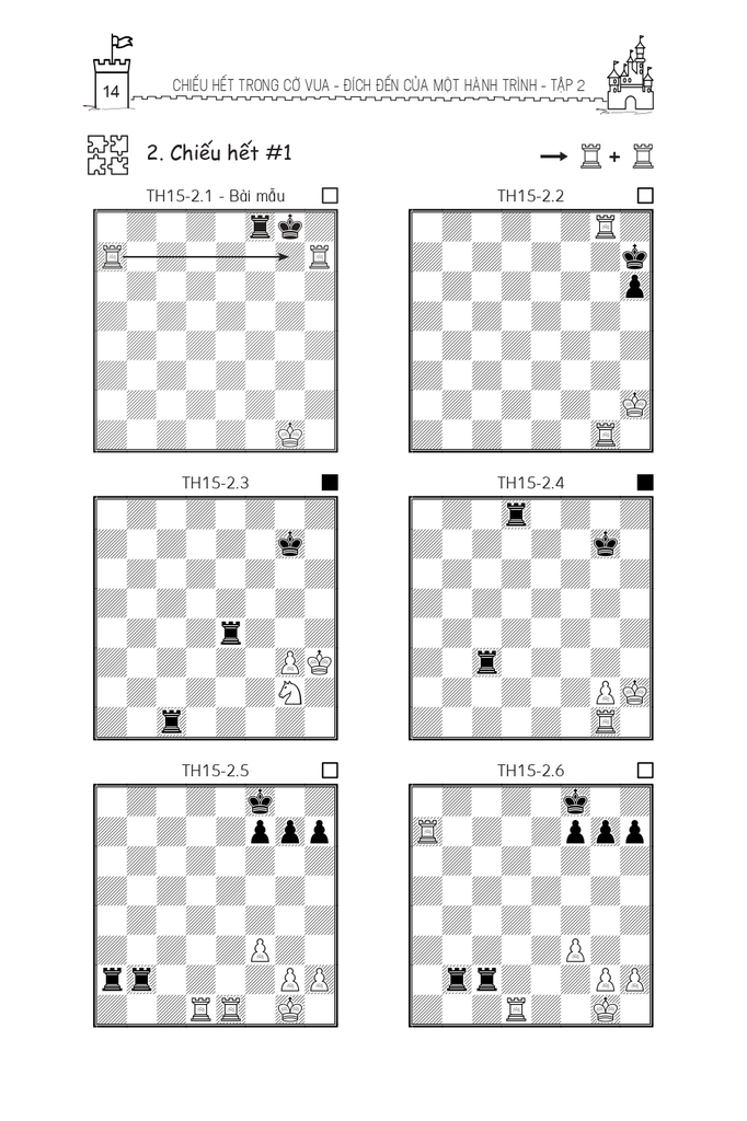 Combo 2 cuốn Chiếu hết trong cờ vua - đích đến của những hành trình, Tập 1 và 2