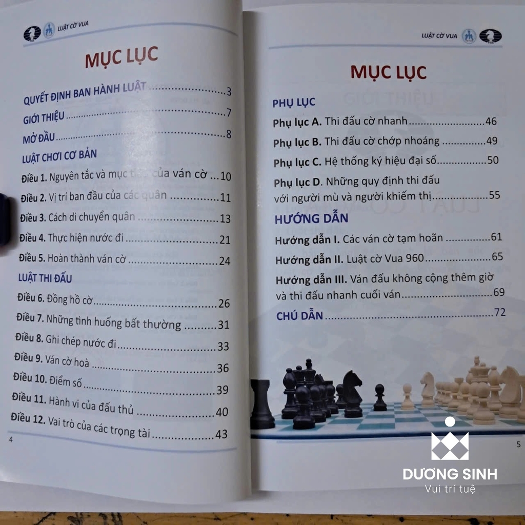 Luật Cờ vua 2023