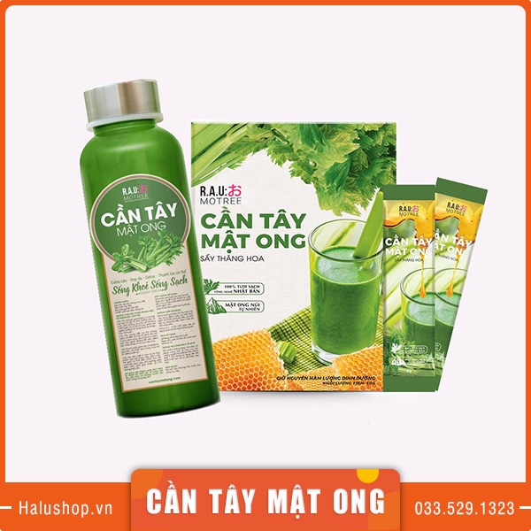 Bột Cần tây mật ong Motree chính hãng giảm cân hiệu quả sau 04 tuần