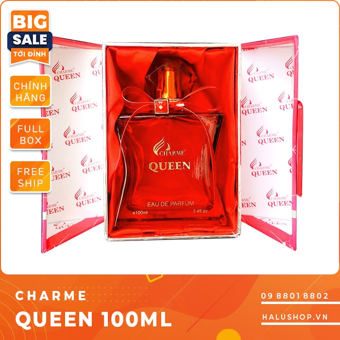 Nước hoa charme Queen 100ml chính hãng dành cho nữ, giá tốt nhất 2024
