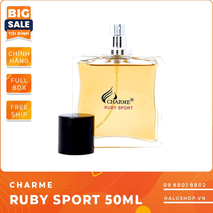 Nước hoa charme Ruby Sport 50ml chính hàng dành cho nam, giá tốt nhất 2023