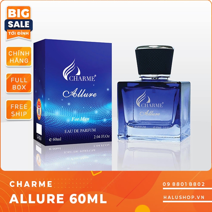 Nước hoa charme Allure 60ml chính hãng dành cho nam, giá tốt nhất 2023