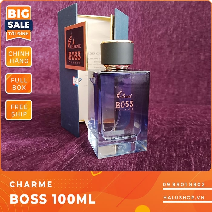 Nước hoa Charme Boss 100ml chính hãng dành cho nam, giá tốt nhất 2023