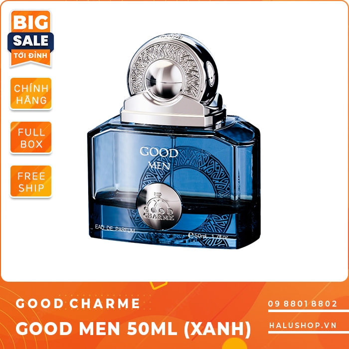 Nước hoa charme Good Men màu xanh chính hãng dành cho nam, giá tốt nhất 2023