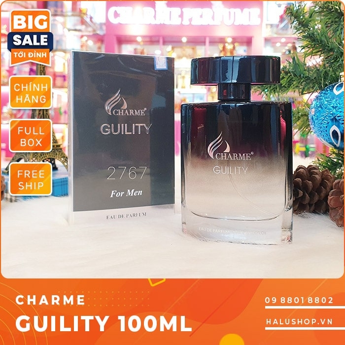 Nước hoa charme Guility 100ml chính hãng dành cho nam, giá tốt nhất 2023