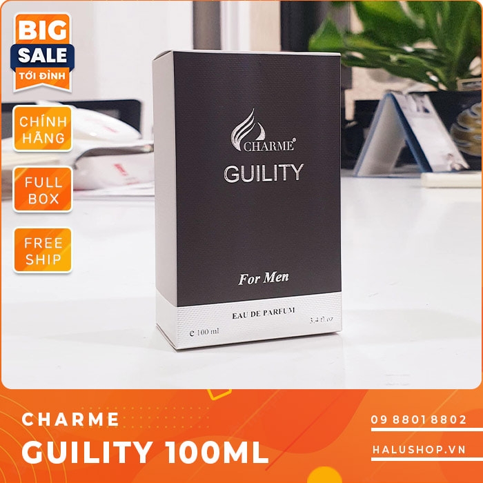 Nước hoa charme Guility 100ml chính hãng dành cho nam, giá tốt nhất 2023