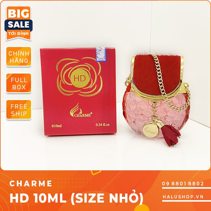 Nước hoa Charme HD chính hãng hình túi xách đỏ, giá tốt nhất 2026
