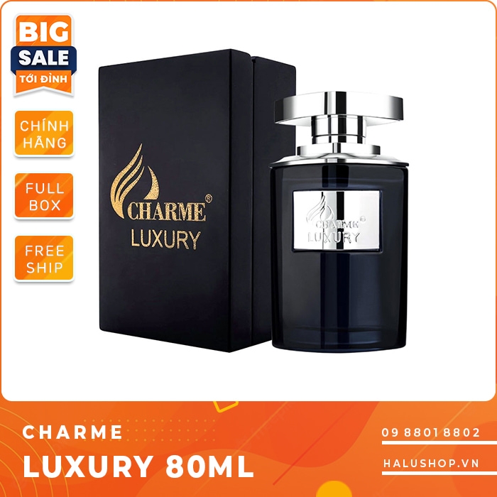 Nước hoa charme Luxury 80ml chính hãng dành cho nam, giá tốt nhất 2023