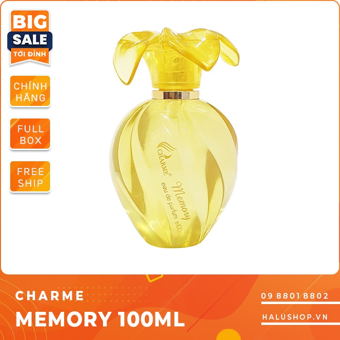 Nước hoa Charme Memory chính hãng dành cho nữ, giá tốt nhất 2023