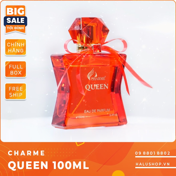 Nước hoa charme Queen 100ml chính hãng dành cho nữ, giá tốt nhất 2024