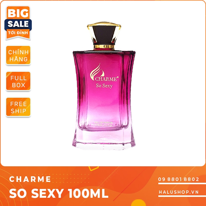 Nước hoa charme So Sexy chính hãng dành cho nữ, giá tốt nhất 2023