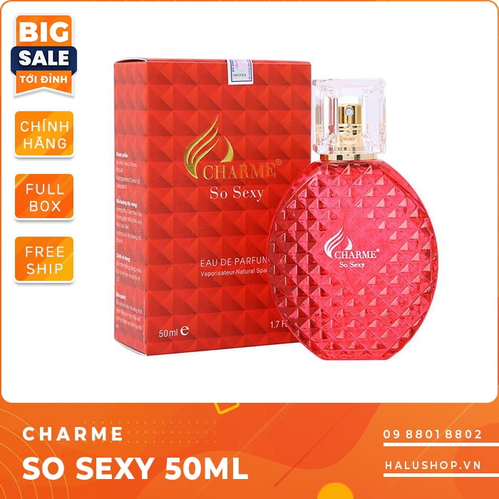 Nước hoa charme So Sexy chính hãng dành cho nữ, giá tốt nhất 2023