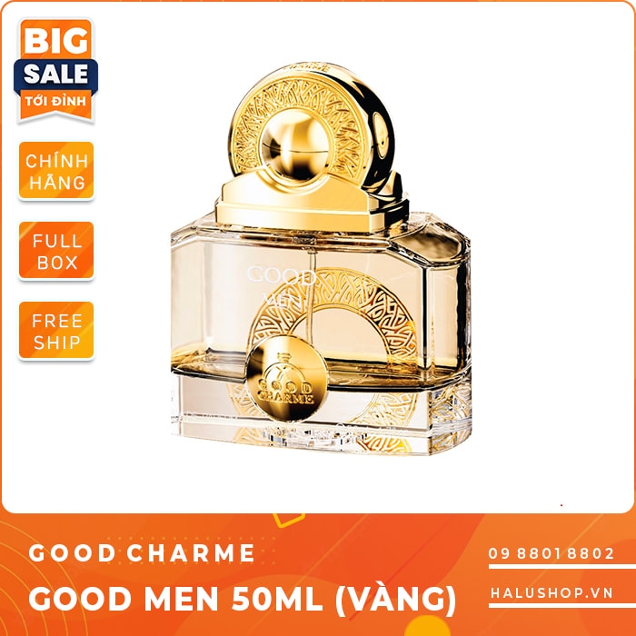 Nước hoa charme Good Men màu vàng chính hãng dành cho nam, giá tốt nhất 2023