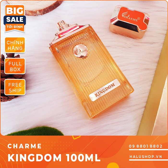Nước hoa charme Kingdom 100ml chính hãng dành cho nam và nữ, giá tốt nhất 2023