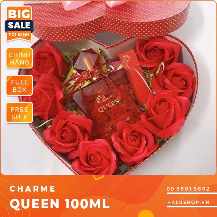 Nước hoa charme Queen 100ml chính hãng dành cho nữ, giá tốt nhất 2024