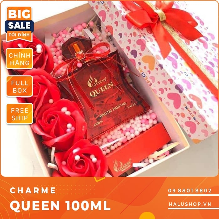 Nước hoa charme Queen 100ml chính hãng dành cho nữ, giá tốt nhất 2024