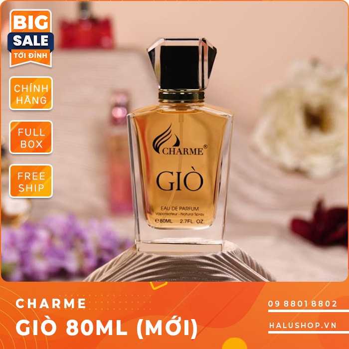 Nước hoa charme Giò 80ml chính hãng dành cho nam, giá tốt nhất 2023