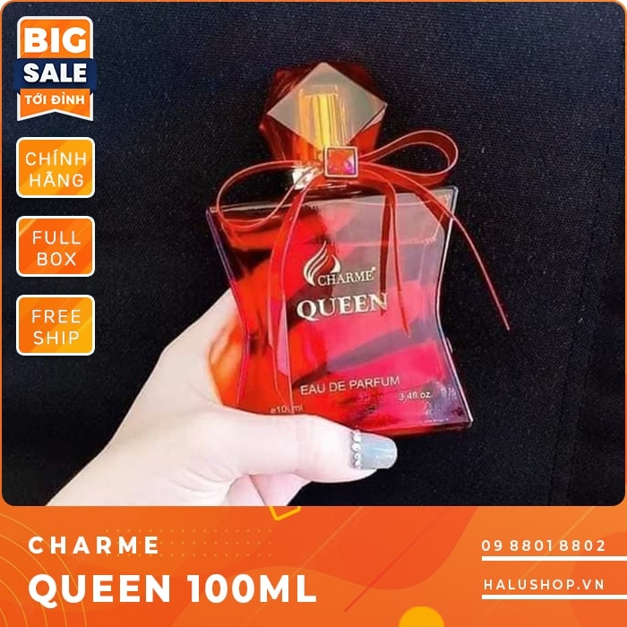 Nước hoa charme Queen 100ml chính hãng dành cho nữ, giá tốt nhất 2024