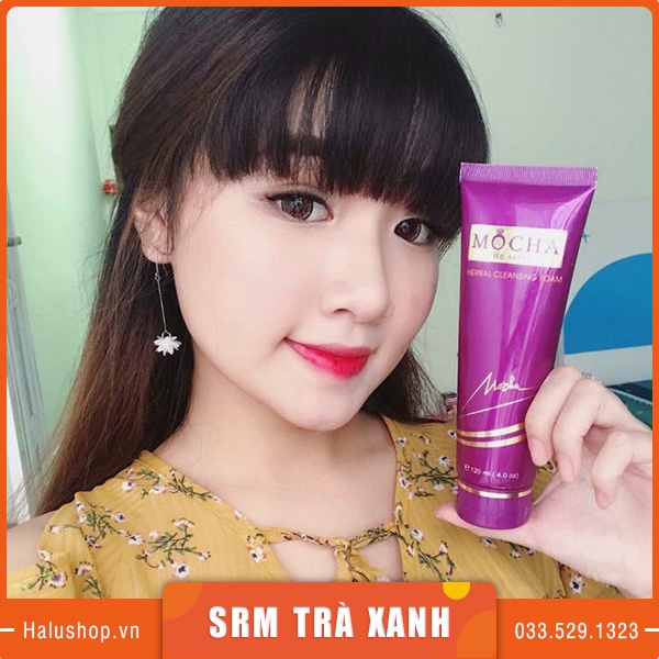Sữa rửa mặt trà xanh Mocha trị mụn hiệu quả cho mọi loại da
