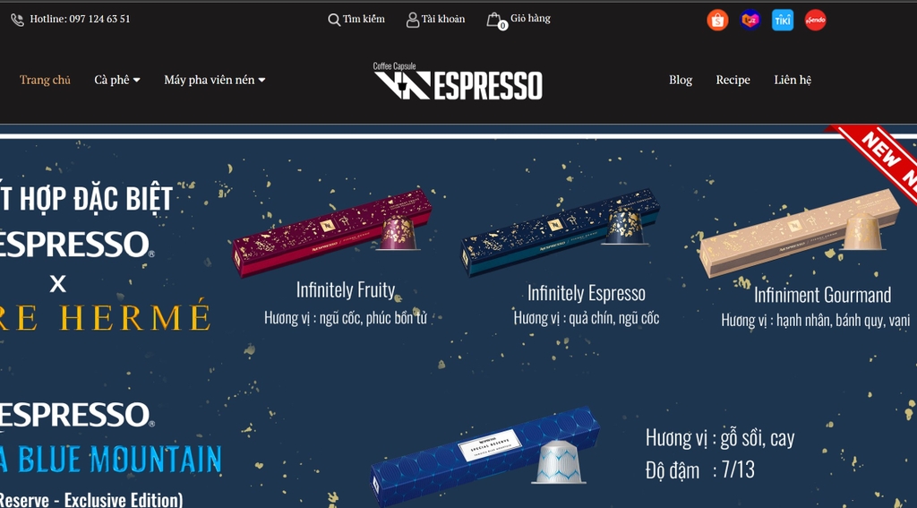 web vnespresso