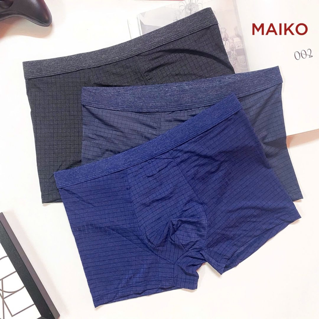 QUẦN SỊP ĐÙI NAM KẺ THUN LẠNH CAO CẤP SDN405