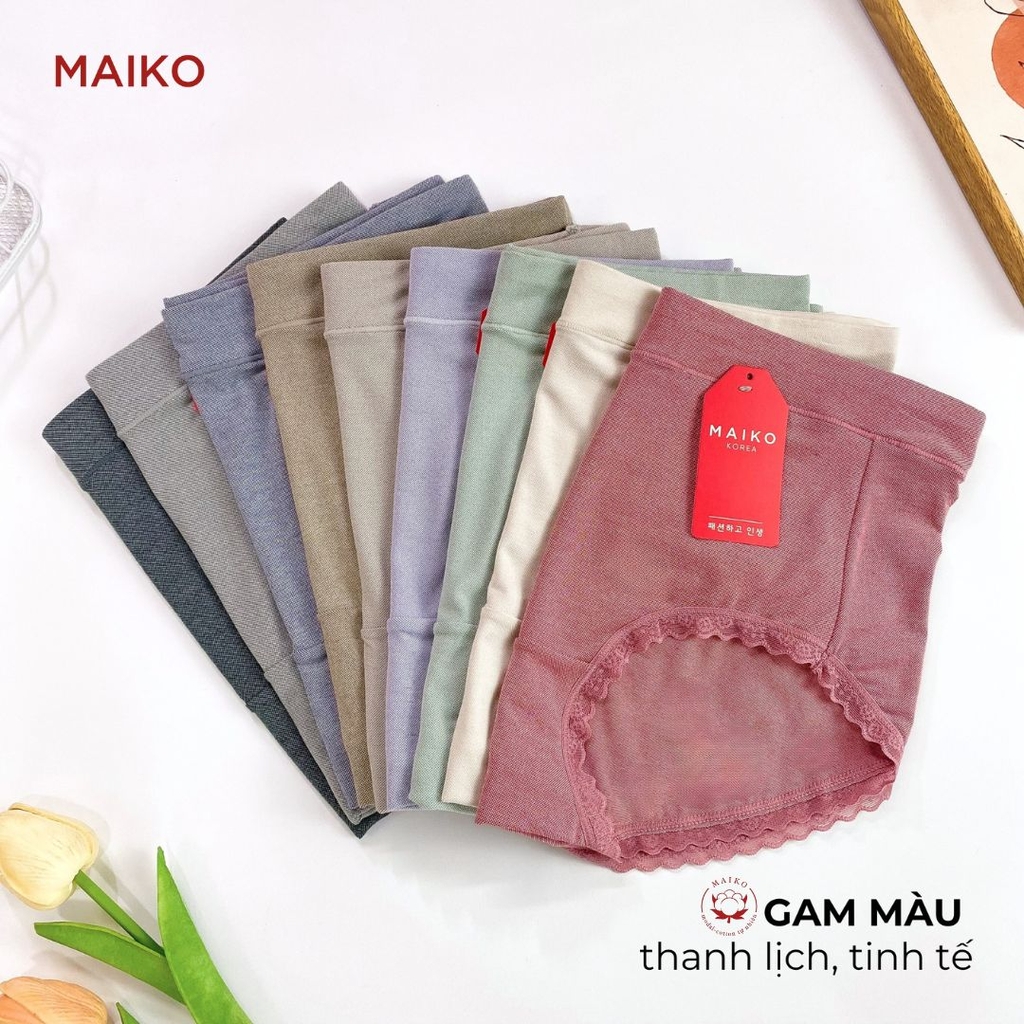 QL nữ cotton sợi tre viền ren freesize 48-65kg NO916
